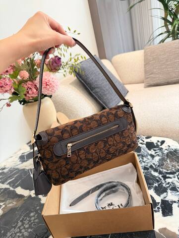 Coach Monogram shoulder bag AAA Quality Replica