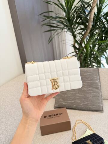 Burberry White 18x12cm shoulder bag Top Quality Replica