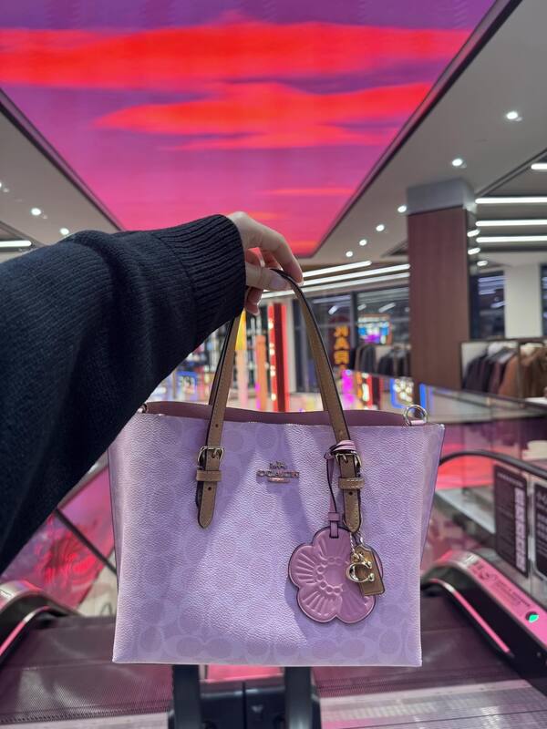 Coach Pink 25x18x10cm shoulder bag — Premium Replica