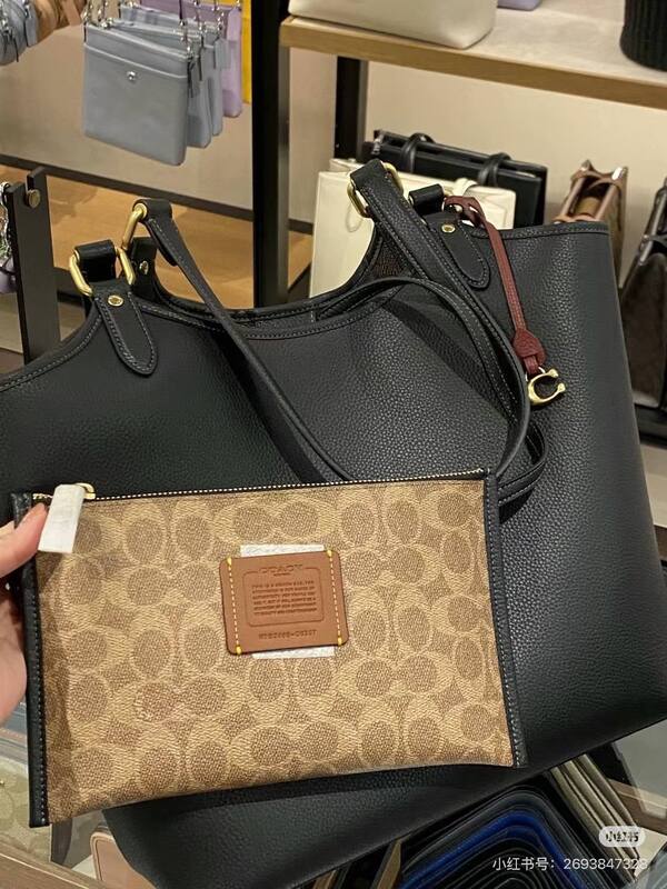Coach Brown 40x30x16cm shoulder bag — Top Quality Replica