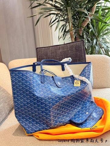Goyard Blue 40x30x16cm shoulder bag 1 1 Replica