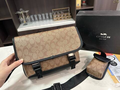 Coach Monogram shoulder bag AAA Quality Replica