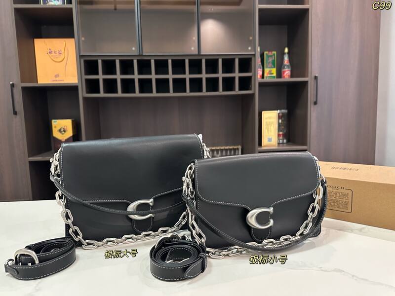 Coach Black 40x30x16cm shoulder bag — AAA Quality Replica