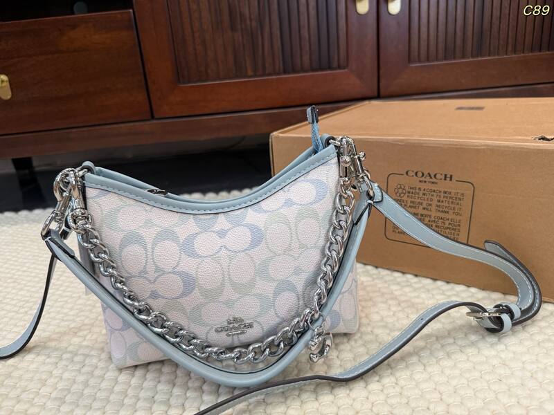 Coach Blue shoulder bag — Premium Replica