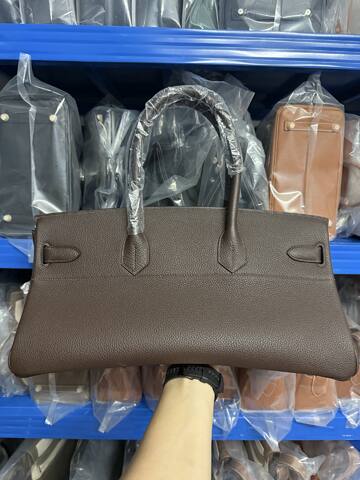 Hermes Birkin Dark Brown shoulder Top Quality Replica