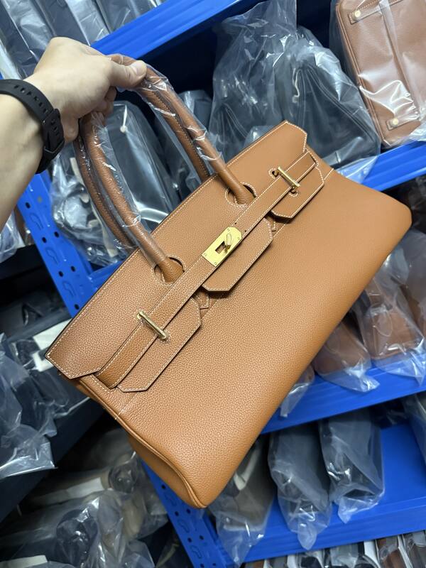 Hermes Birkin Gold Brown handbag — AAA Quality Replica