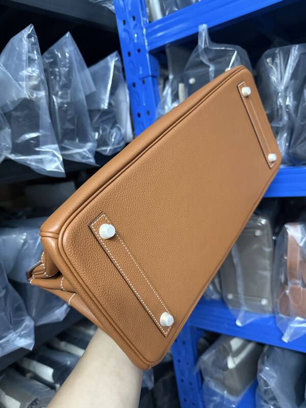 Hermes Birkin Gold Brown handbag — AAA Quality Replica