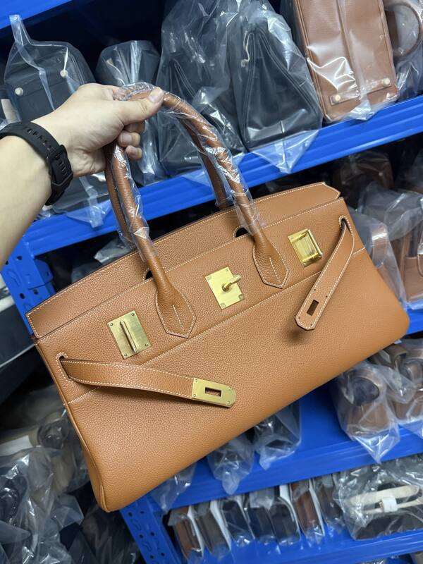 Hermes Birkin Gold Brown handbag — AAA Quality Replica