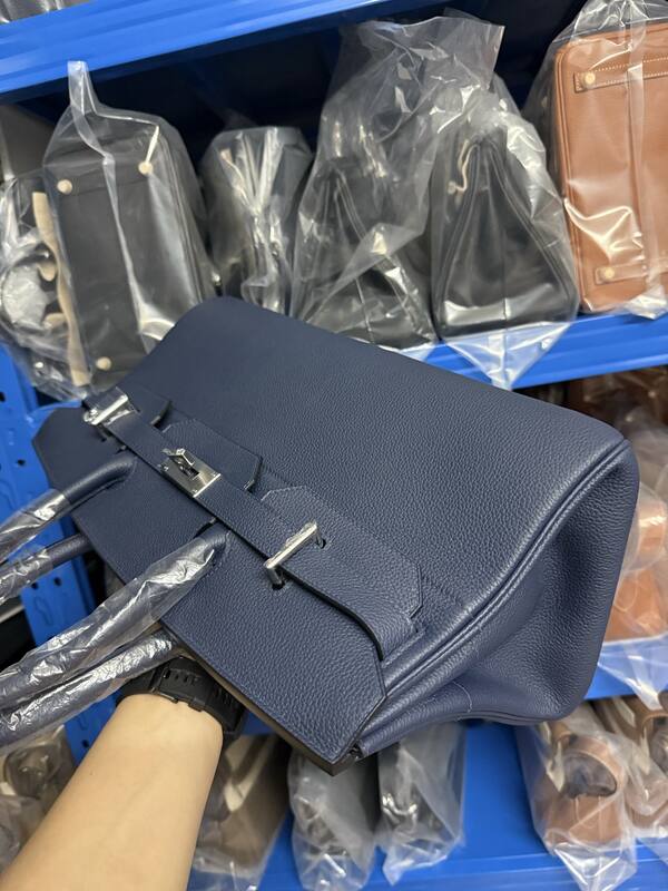 Hermes Birkin Blue everyday — Premium Replica