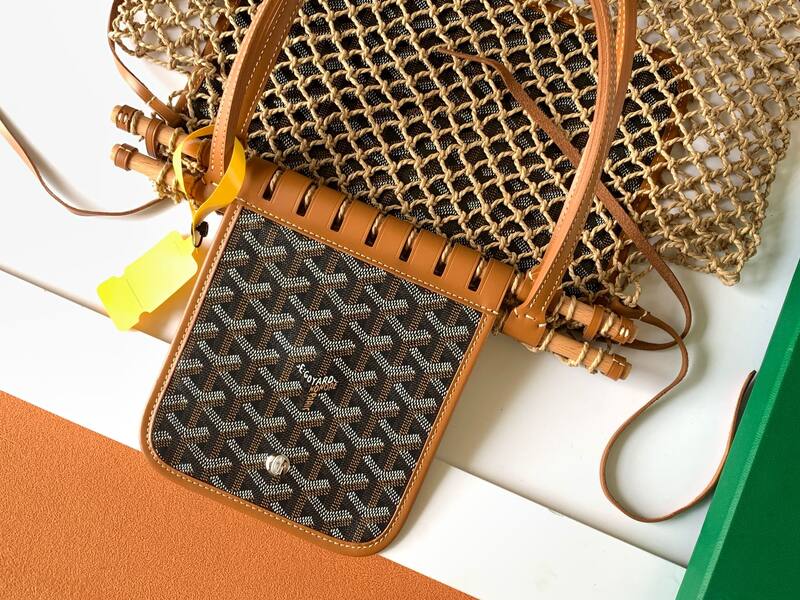 Goyard Brown shoulder bag — Premium Replica