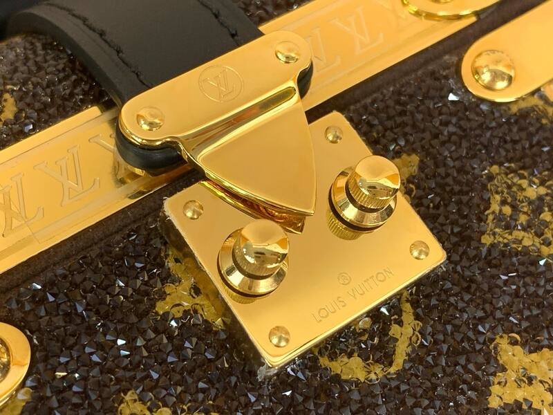 Louis Vuitton Treasure Box Black Monogram crossbody — Top Quality Replica