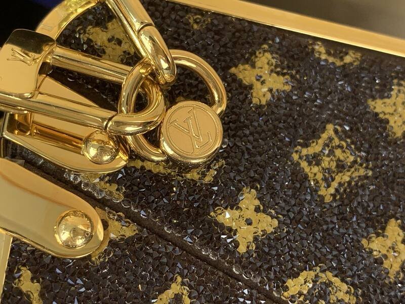 Louis Vuitton Treasure Box Black Monogram crossbody — Top Quality Replica