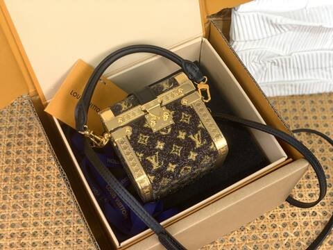 Louis Vuitton Treasure Box Black Monogram crossbody