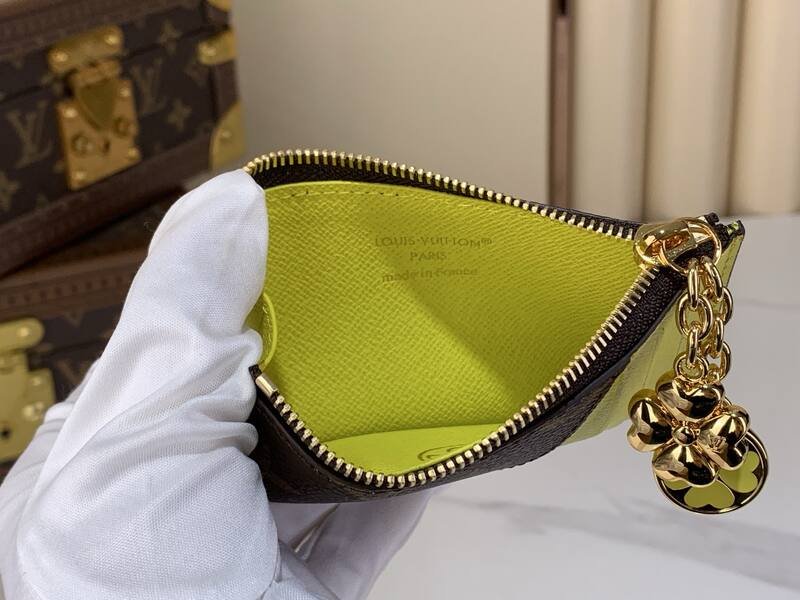 Louis Vuitton Romy M27771 Monogram with Neon Yellow everyday — 1:1 Replica