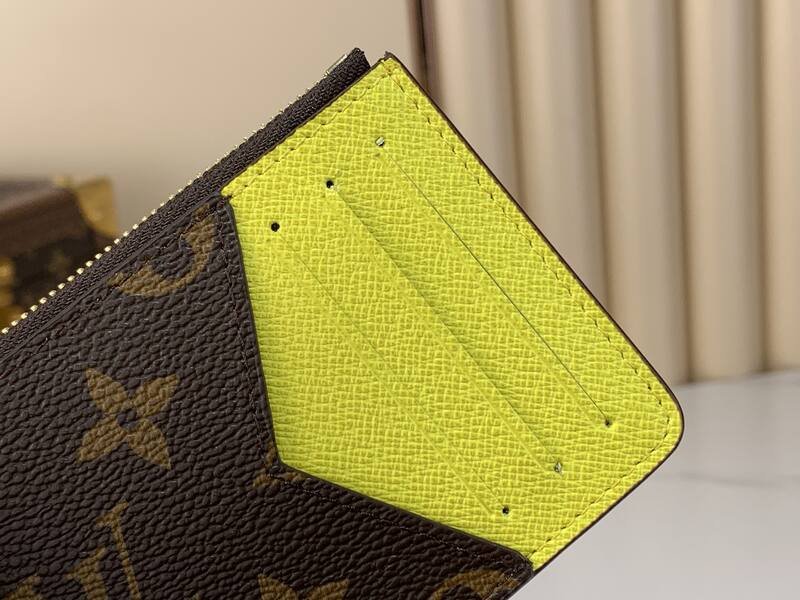 Louis Vuitton Romy M27771 Monogram with Neon Yellow everyday — 1:1 Replica