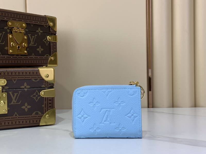 Louis Vuitton Noa Compact Light Blue Monogram Empreinte Compact everyday — AAA Quality Replica