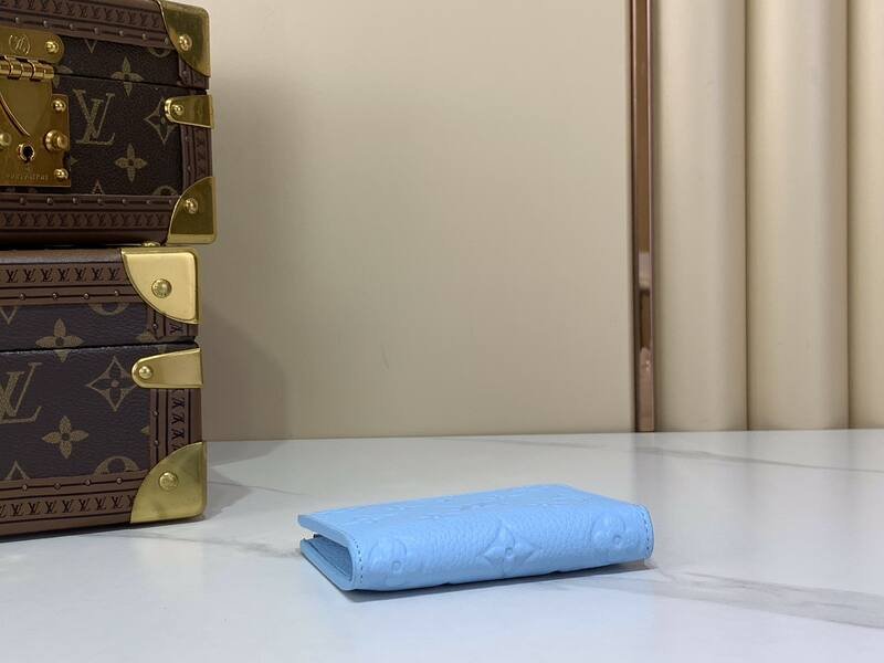 Louis Vuitton Noa Compact Light Blue Monogram Empreinte Compact everyday — AAA Quality Replica
