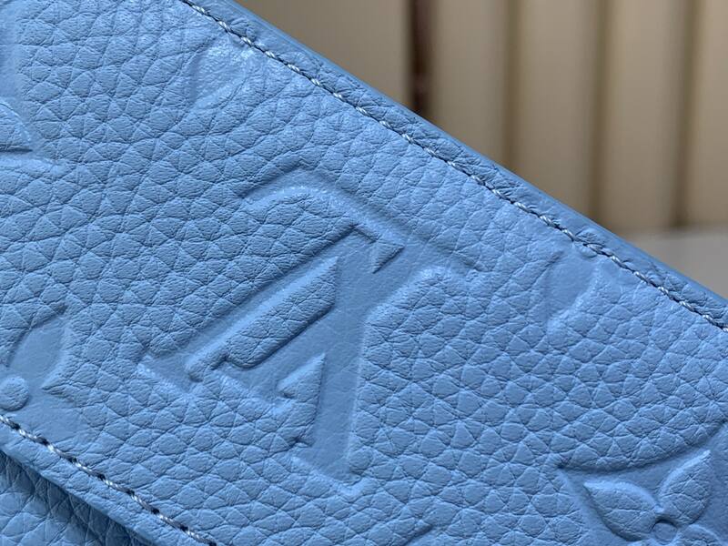 Louis Vuitton M28129 Blue Monogram Empreinte everyday — AAA Quality Replica