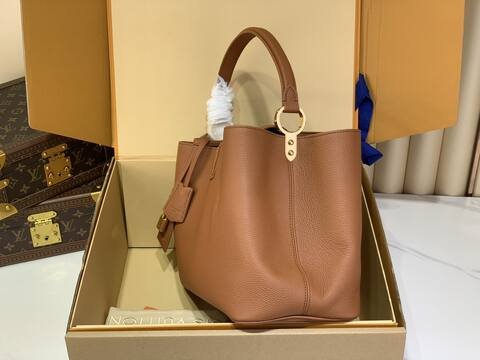 Louis Vuitton Capucines Brown tote Premium Replica