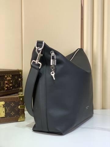 Louis Vuitton Vagabond Hobo Black shoulder Top Quality Replica