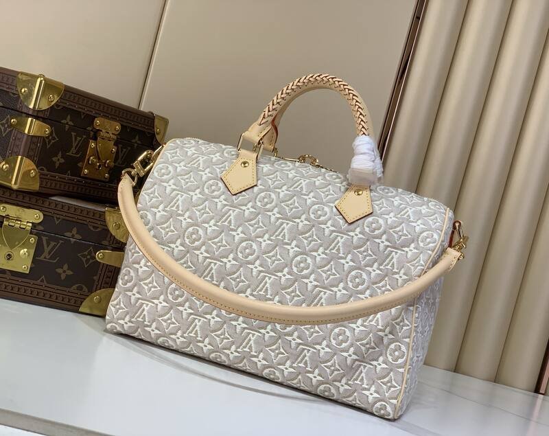 Louis Vuitton Speedy Soft 30 Beige Monogram 30 travel — Top Quality Replica