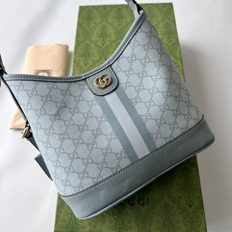 Gucci Ophidia Light blue GG Supreme shoulder — 1:1 Replica