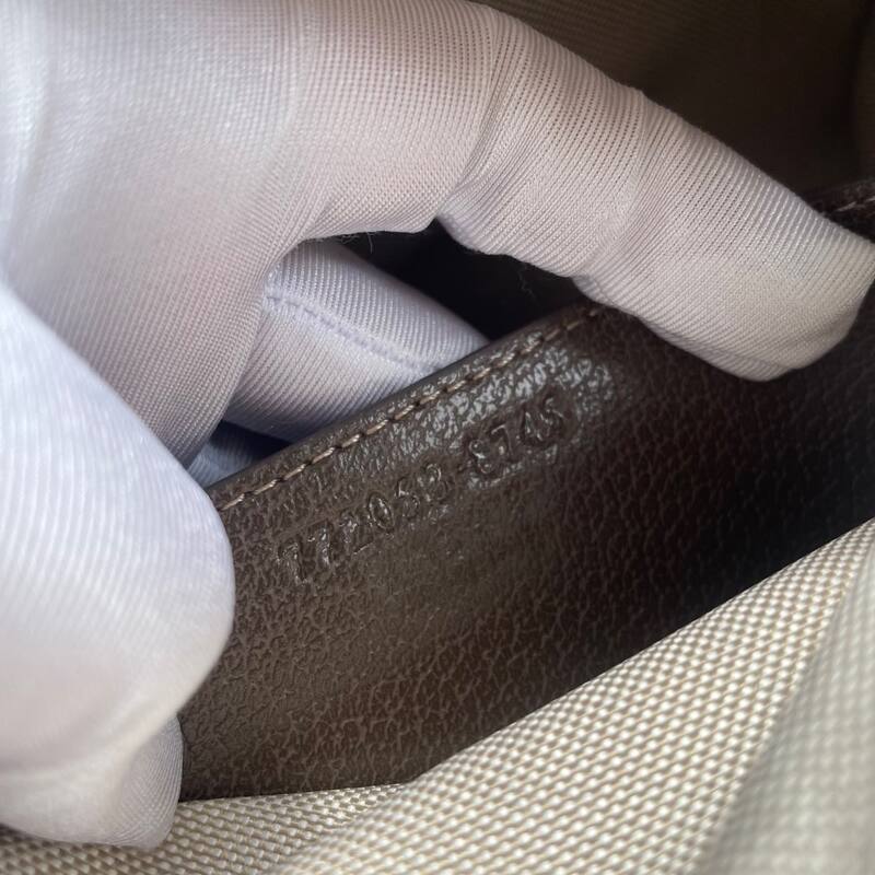 Gucci Beige Ebony GG Supreme mini crossbody — AAA Quality Replica