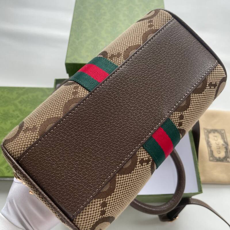 Gucci Beige Ebony GG Supreme mini crossbody — AAA Quality Replica