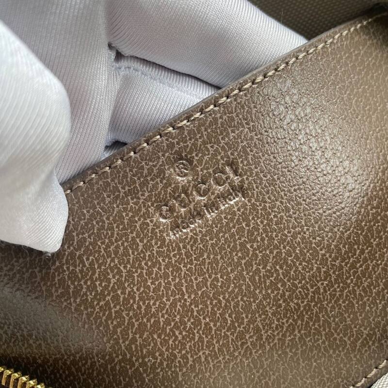 Gucci GG Supreme beige brown with green-red-green web everyday — AAA Quality Replica