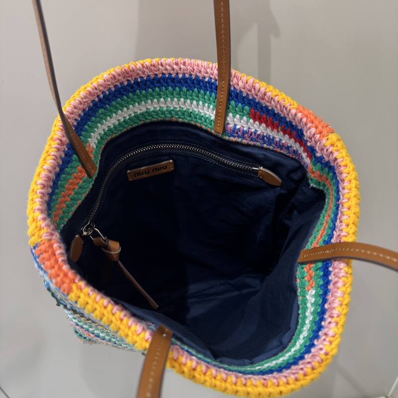 Miu Miu Multicolor Crochet shoulder bag — 1:1 Replica