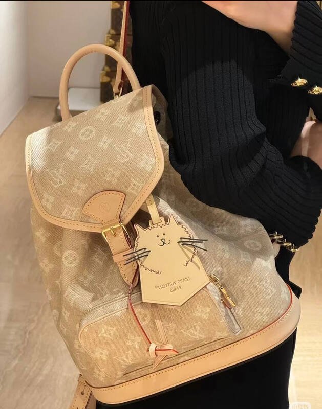 Louis Vuitton Mini Palm Springs Beige Monogram mini everyday — AAA Quality Replica
