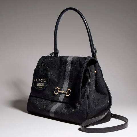 Gucci Horsebit Web GG Black shoulder Top Quality Replica