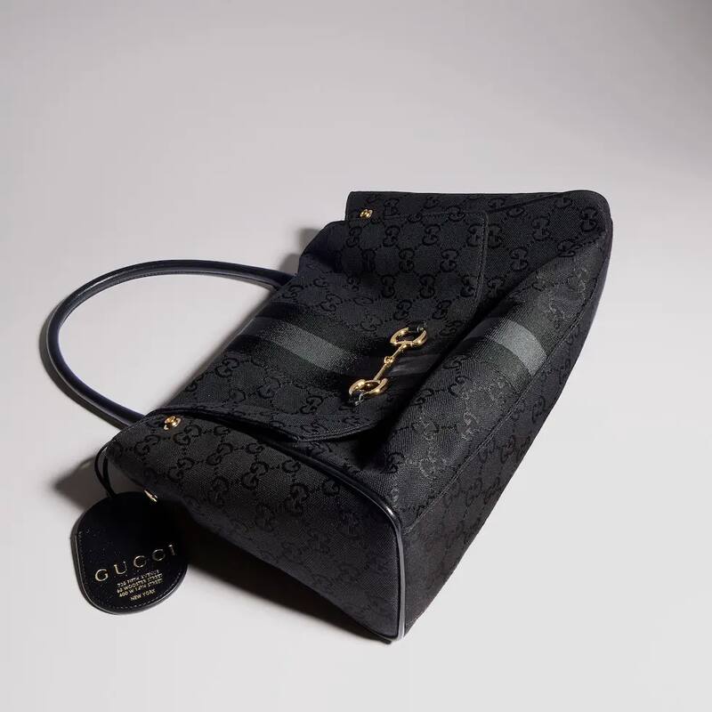 Gucci Horsebit Web GG Black shoulder — Top Quality Replica
