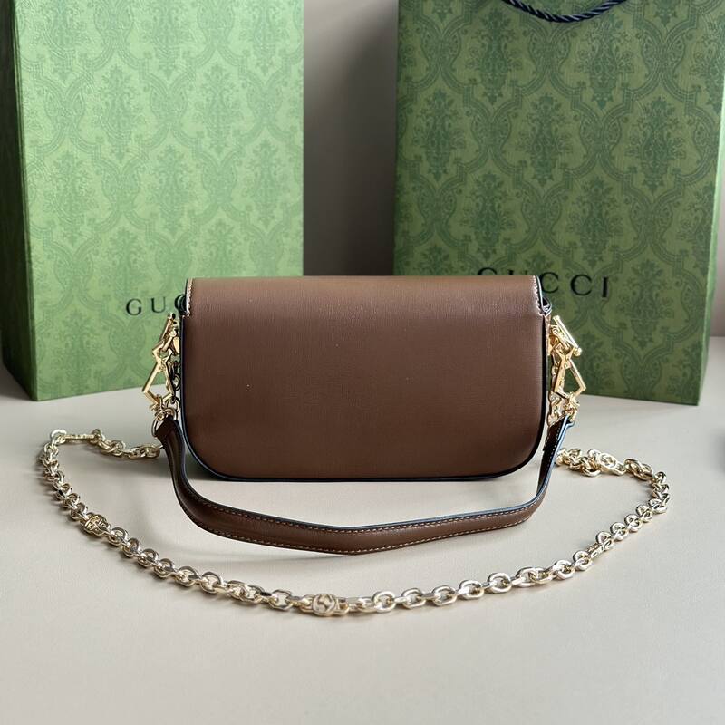 Gucci Horsebit 1955 Brown leather shoulder — AAA Quality Replica