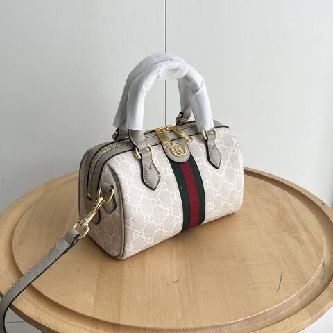 Gucci Ophidia Beige Ebony GG Supreme shoulder 1 1 Replica