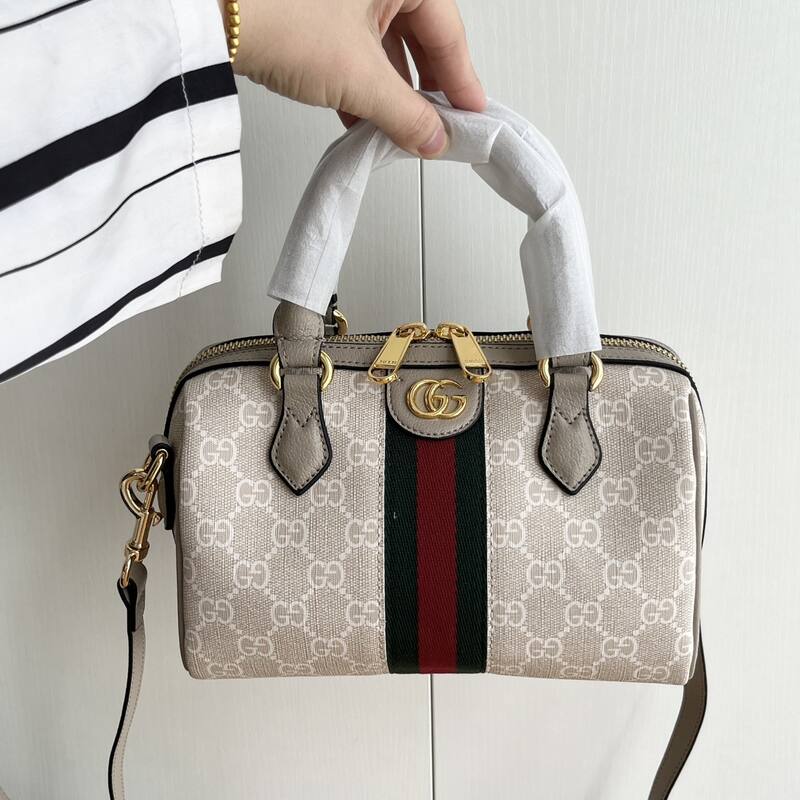 Gucci Ophidia Beige Ebony GG Supreme shoulder — 1:1 Replica