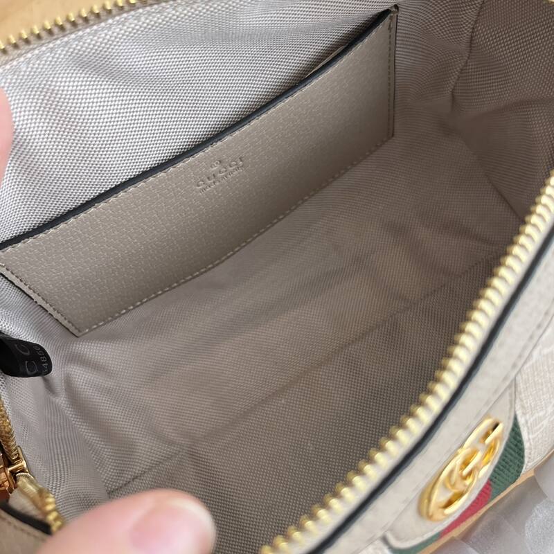 Gucci Ophidia Beige Ebony GG Supreme shoulder — 1:1 Replica
