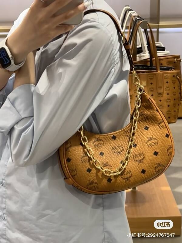 MCM Visetos 25x18x10cm shoulder bag — AAA Quality Replica