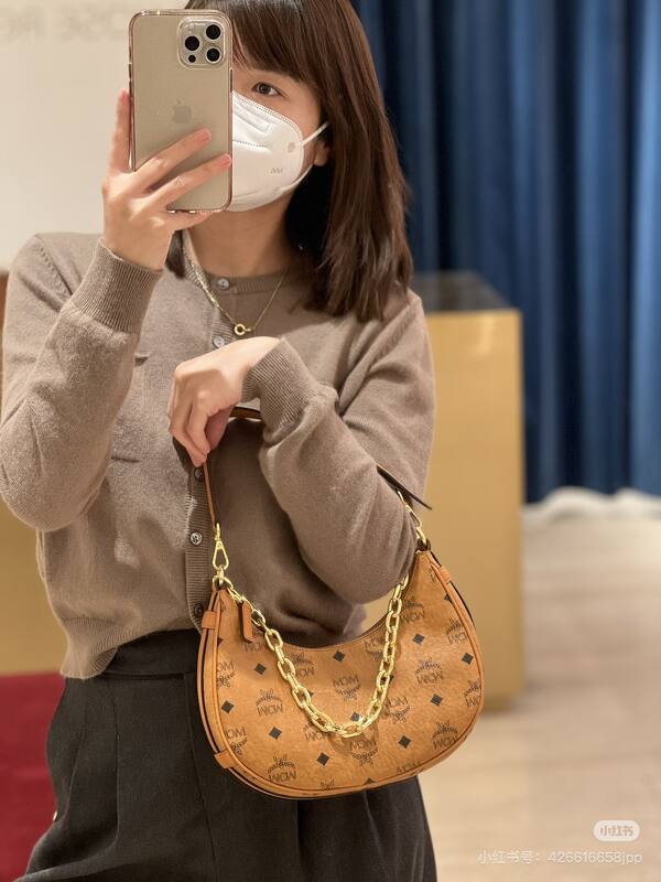 MCM Visetos 25x18x10cm shoulder bag — AAA Quality Replica