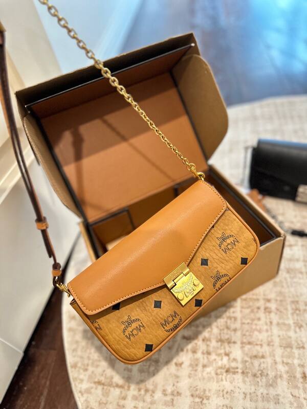 MCM Monogram 25x18x10cm shoulder bag — Top Quality Replica