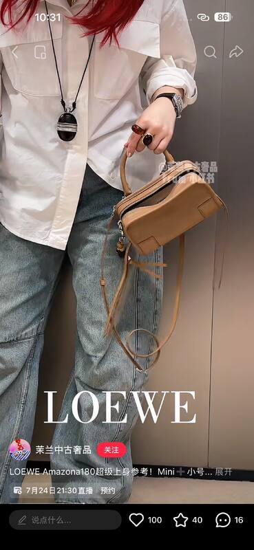 Loewe Blue 25x18x10cm shoulder bag — Premium Replica