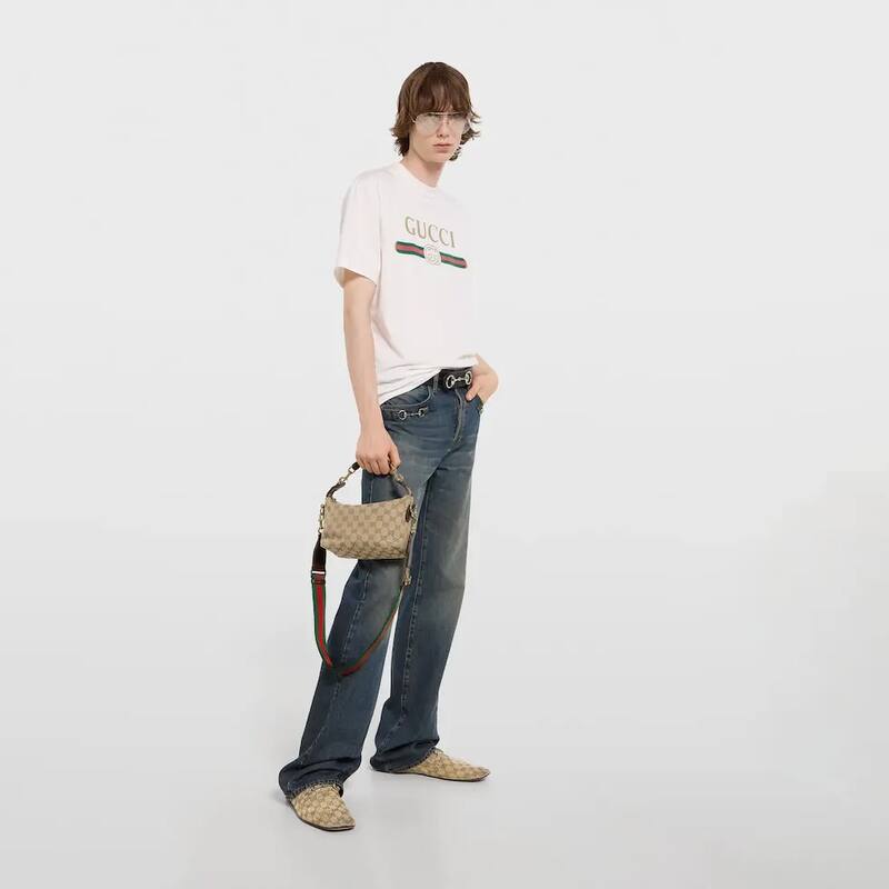 Gucci Brera Beige GG canvas shoulder — Top Quality Replica