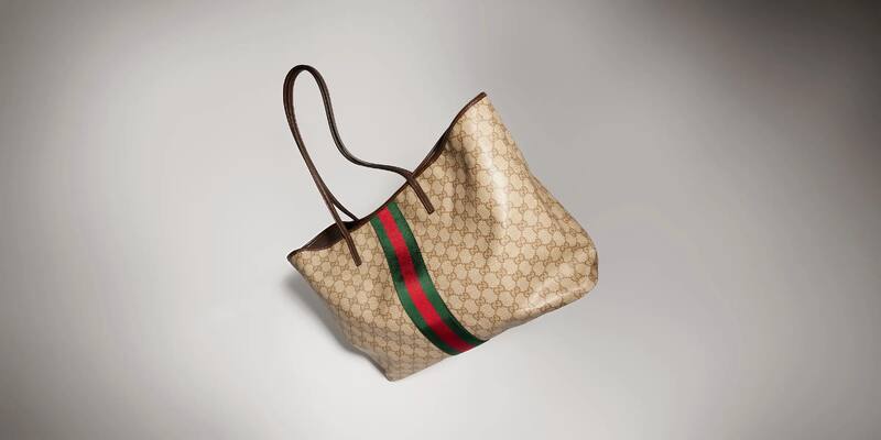 Gucci Ophidia Beige Ebony GG Supreme tote — AAA Quality Replica
