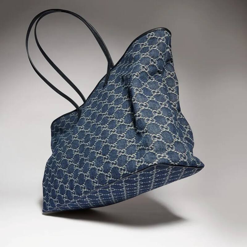 Gucci Blue GG denim tote — 1:1 Replica