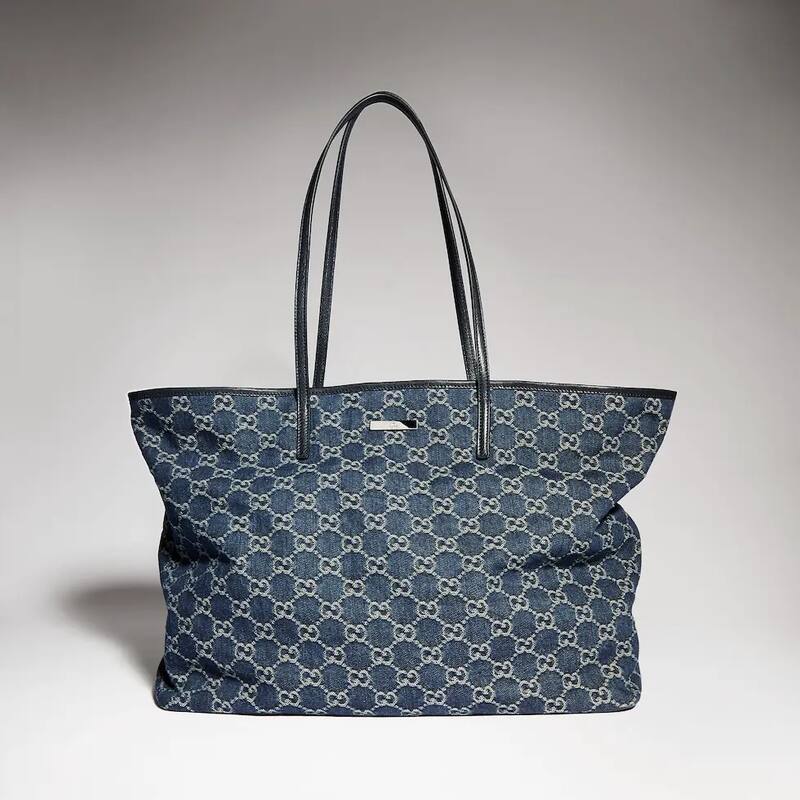 Gucci Blue GG denim tote — 1:1 Replica