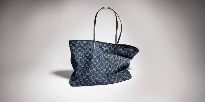 Gucci Blue GG denim tote — 1:1 Replica