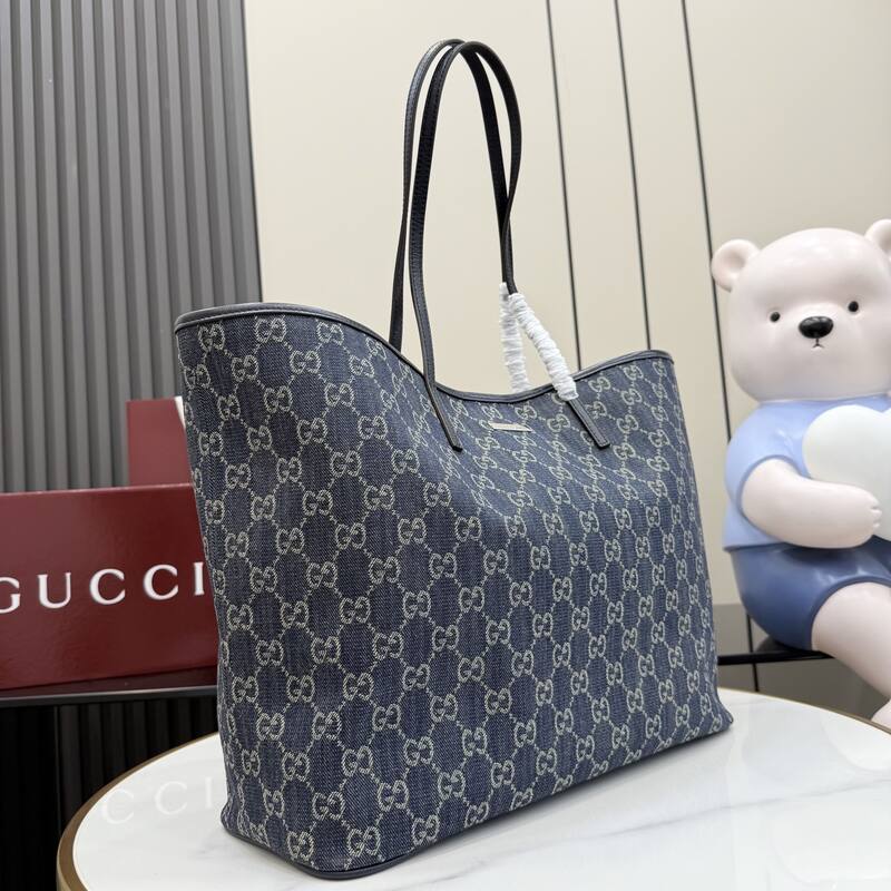 Gucci Blue GG denim tote — Premium Replica