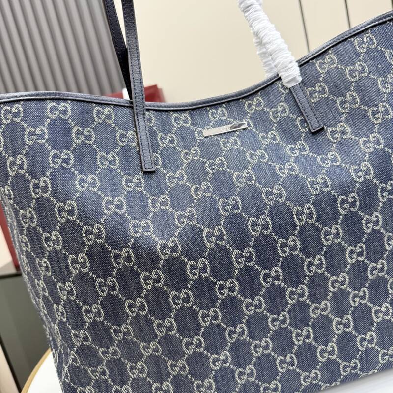 Gucci Blue GG denim tote — Premium Replica