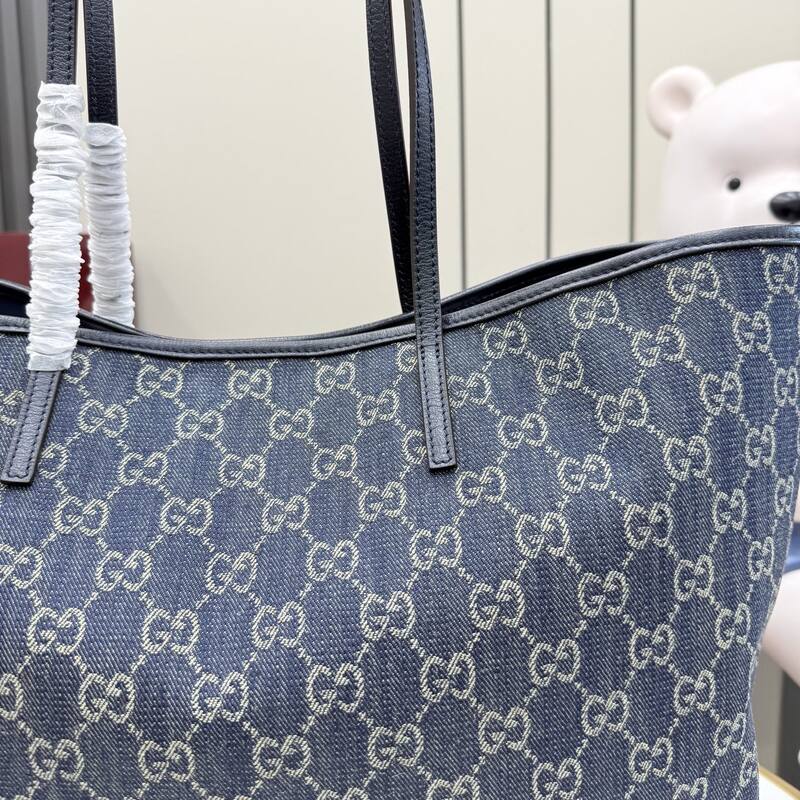 Gucci Blue GG denim tote — Premium Replica