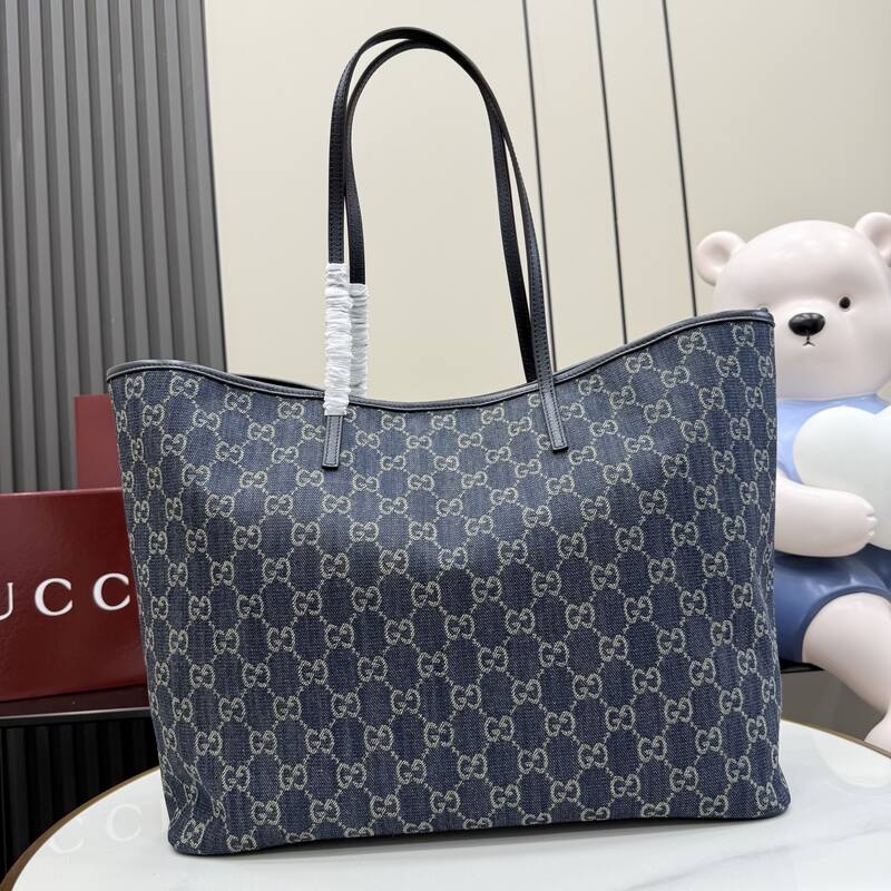 Gucci Blue GG denim tote — Premium Replica